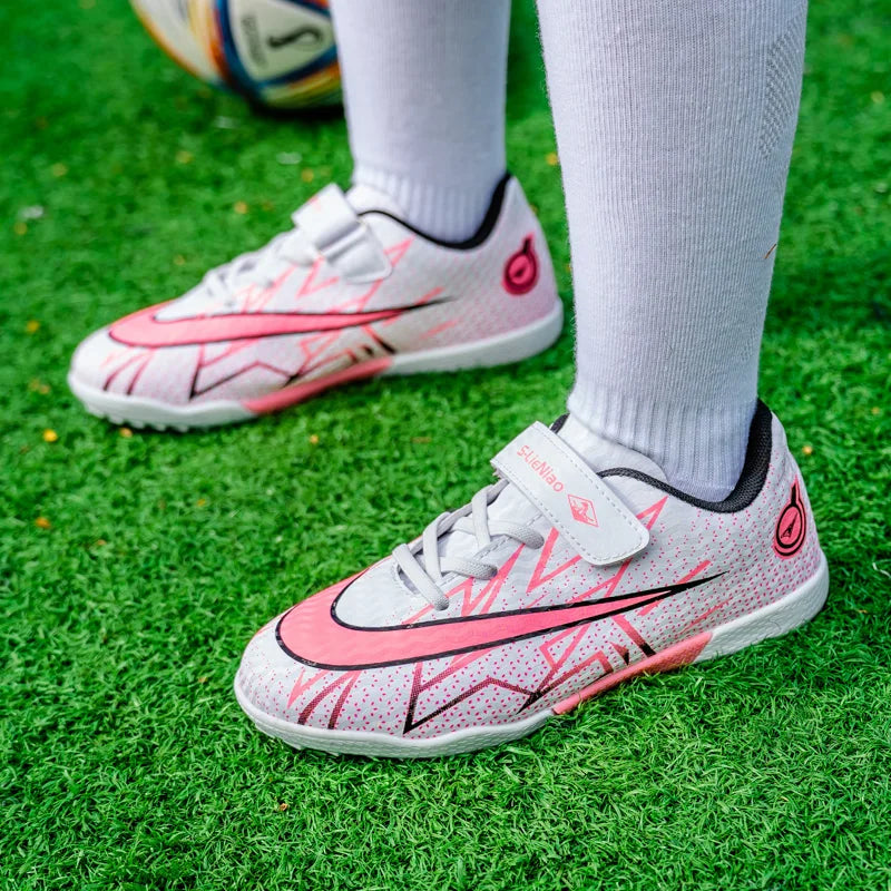 Youth Soccer Cleats Boys & Girls Outdoor Football Shoes