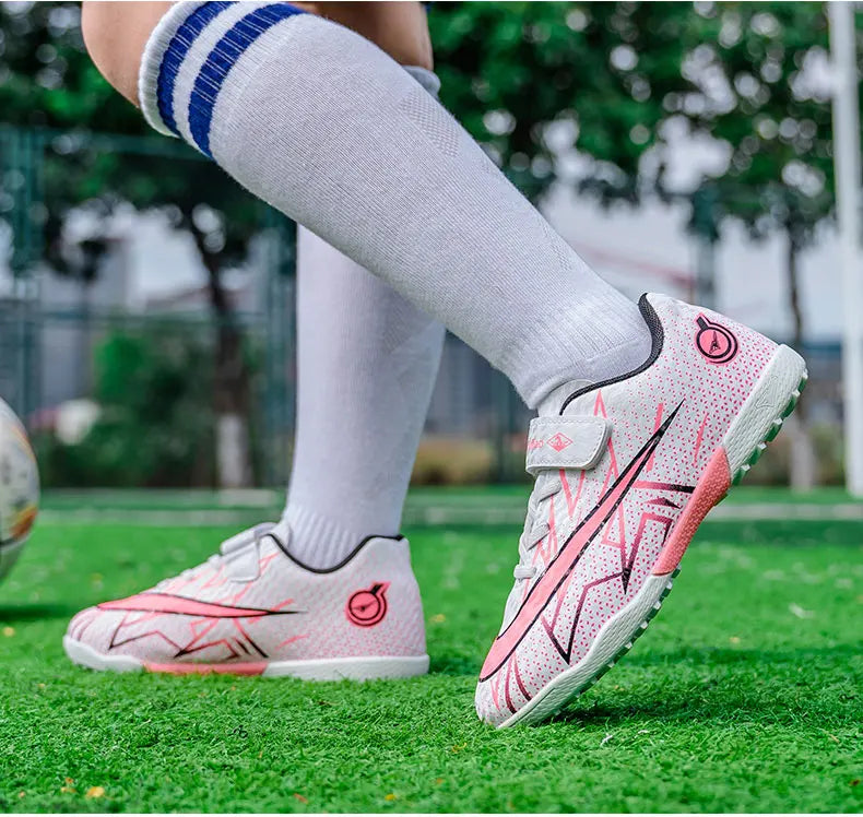 Youth Soccer Cleats Boys & Girls Outdoor Football Shoes