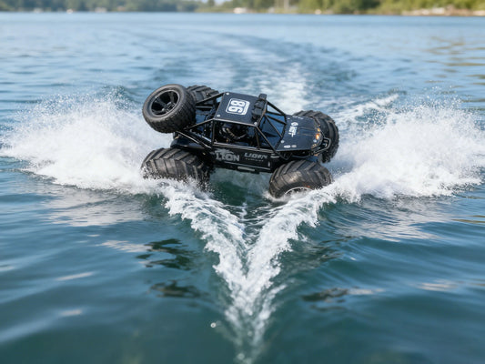 2-in-1 Amphibious RC Car Boat 4WD Waterproof Toy