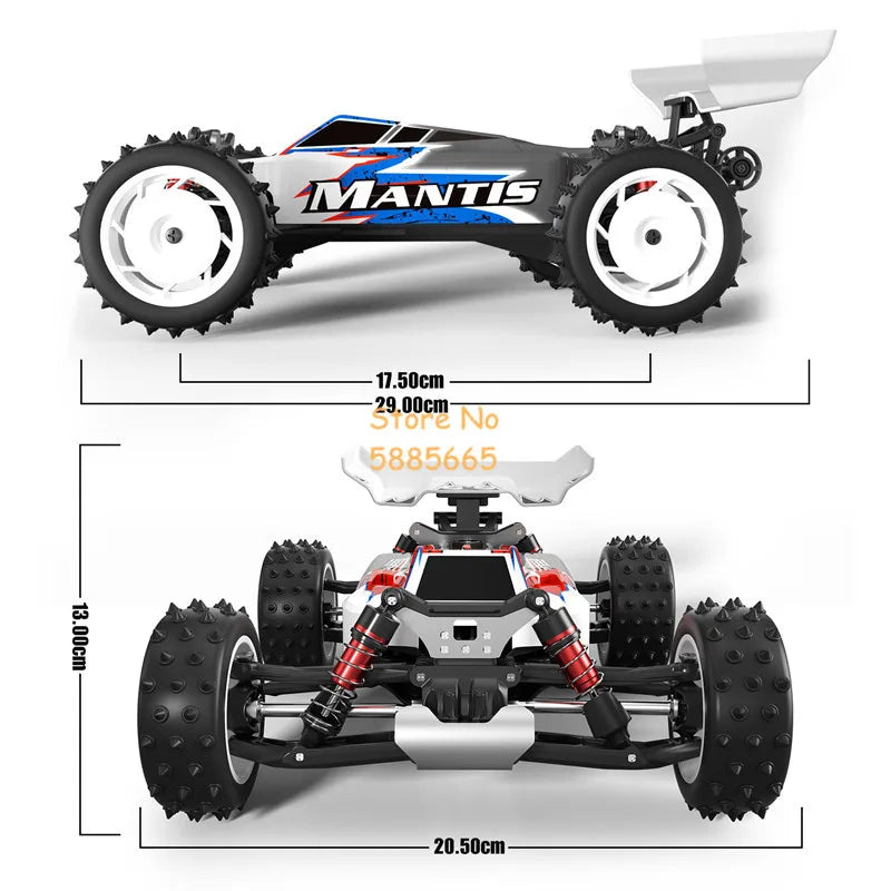 1:16 Brushless RC Car 4WD High-Speed Off-Road Truck