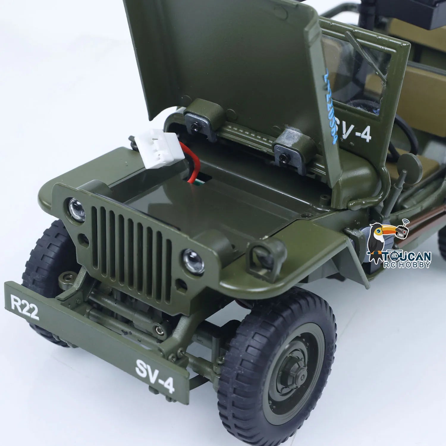 1/16 RC Off-Road 4x4 Military Truck Electric Toy