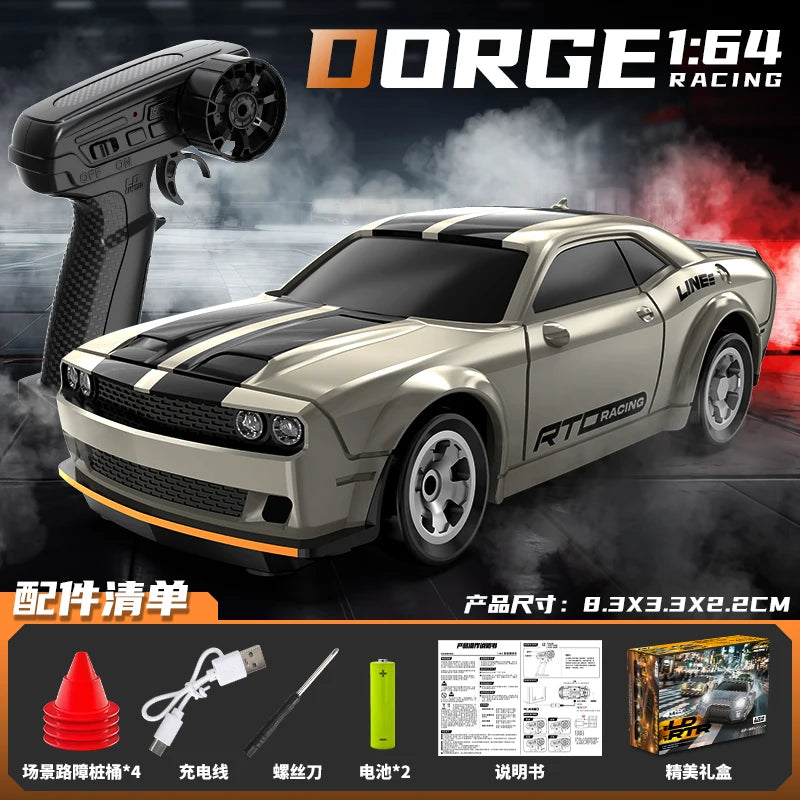 1:64 Mini RC Drift Car 4x4 High-Speed Racing Model