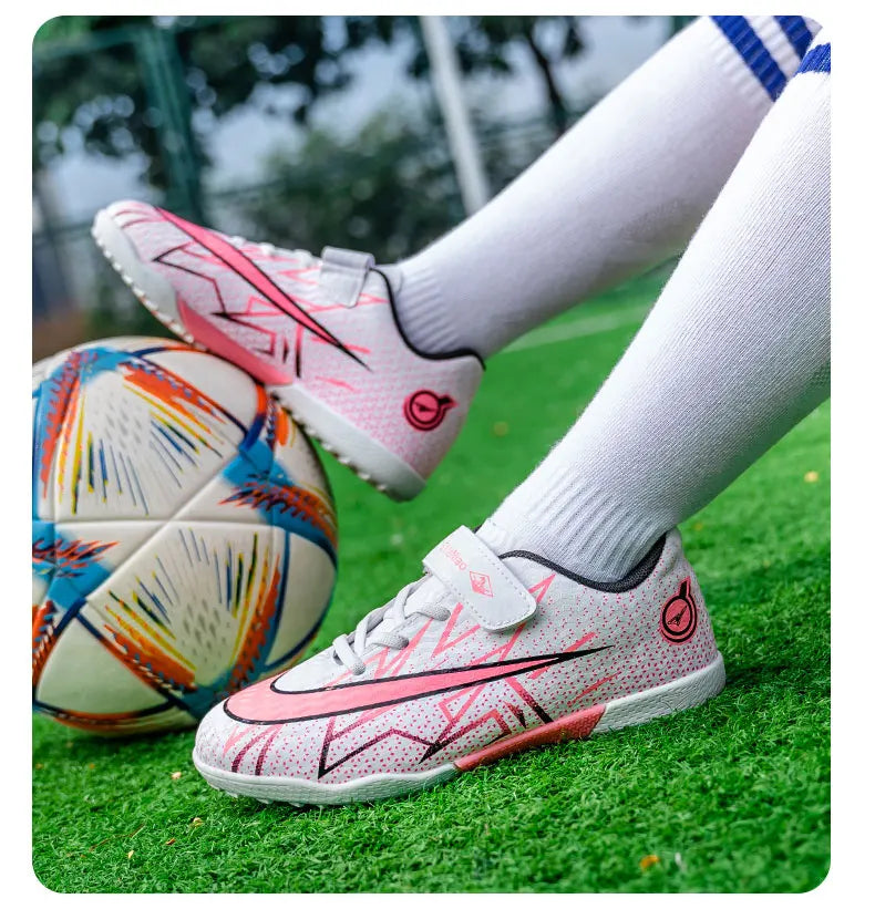 Youth Soccer Cleats Boys & Girls Outdoor Football Shoes