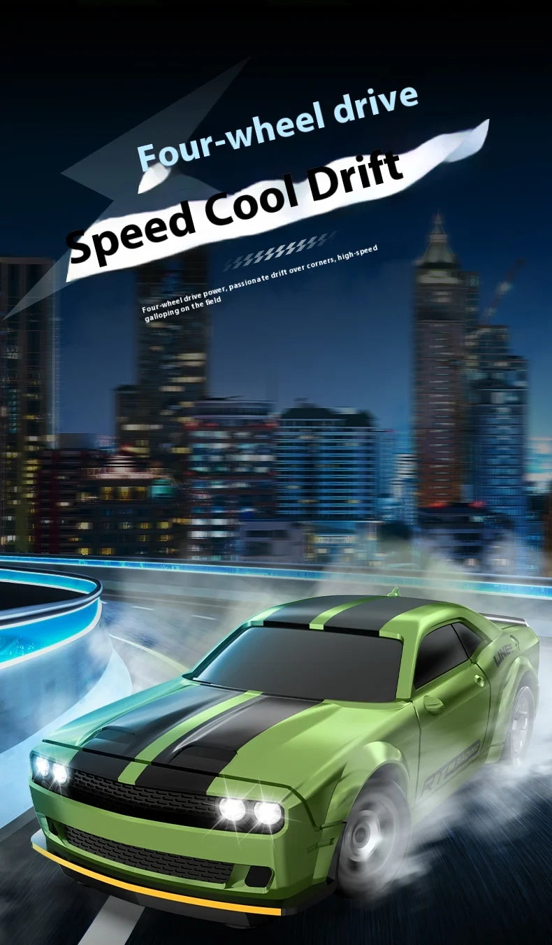 1:64 Mini RC Drift Car 4x4 High-Speed Racing Model