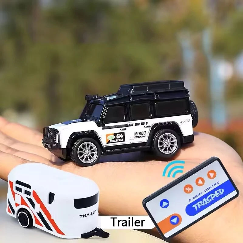 1:64 Mini RC Car Alloy 5-Channel Desktop Toy Vehicle