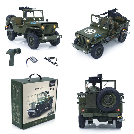 1/16 RC Off-Road 4x4 Military Truck Electric Toy