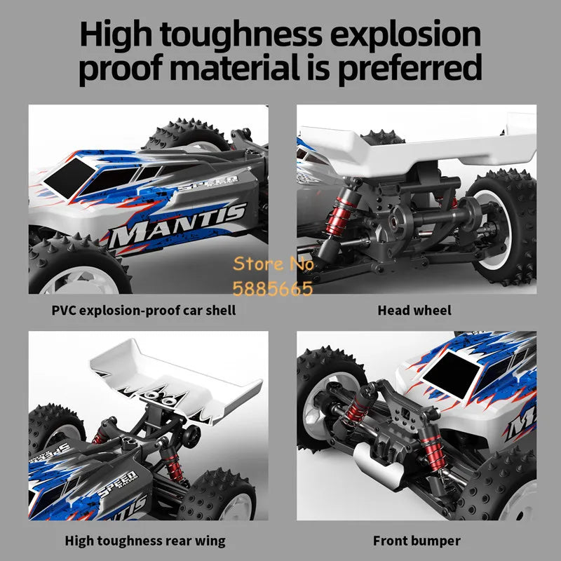 1:16 Brushless RC Car 4WD High-Speed Off-Road Truck