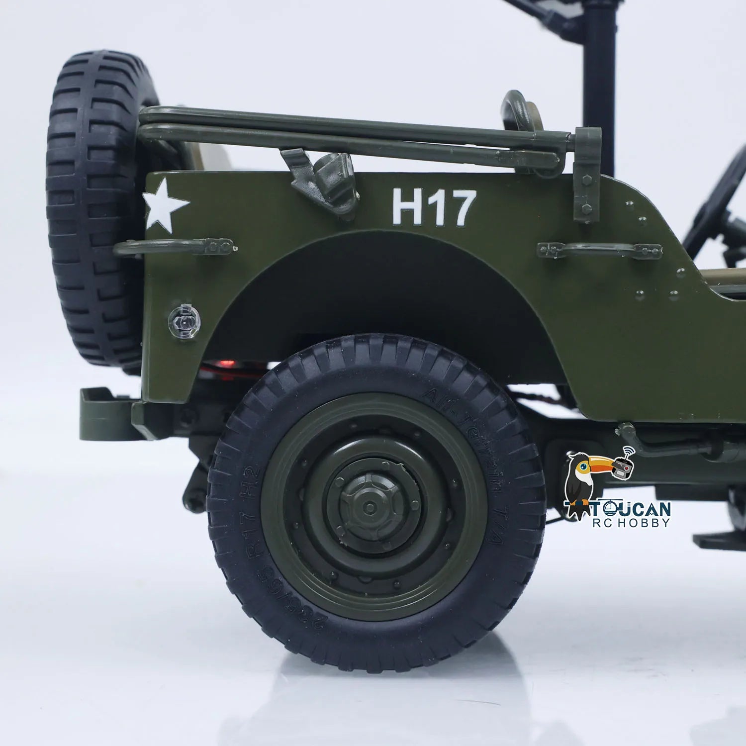 1/16 RC Off-Road 4x4 Military Truck Electric Toy