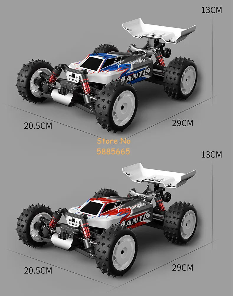 1:16 Brushless RC Car 4WD High-Speed Off-Road Truck
