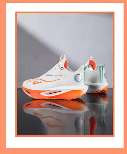 Carbon Plate Running Shoes Breathable Non-Slip Sport Sneakers