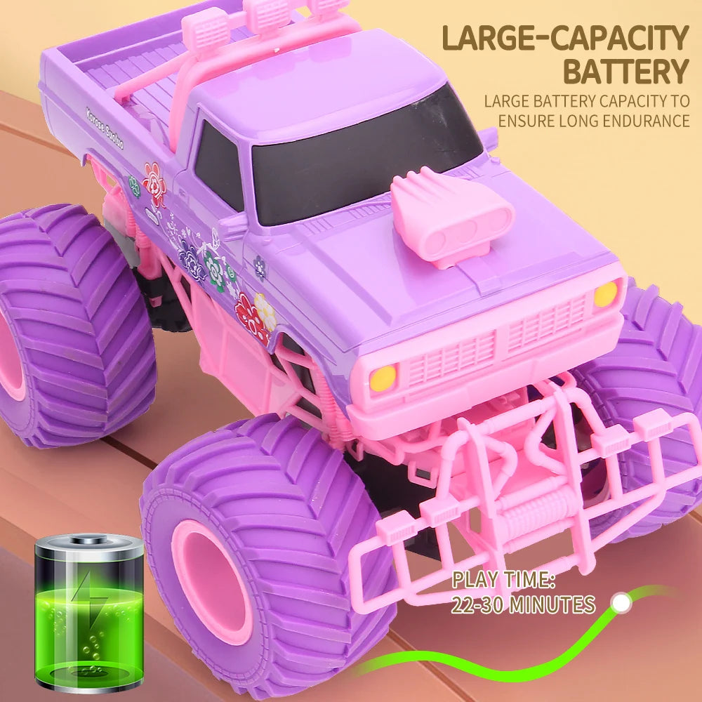 1/12 4WD RC Princess Car Buggy with LED Lights