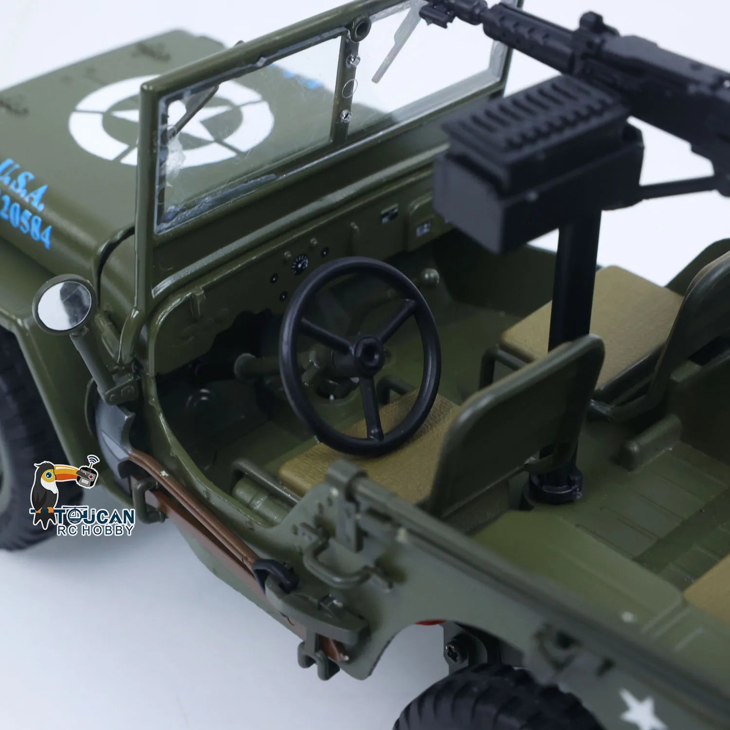 1/16 RC Off-Road 4x4 Military Truck Electric Toy