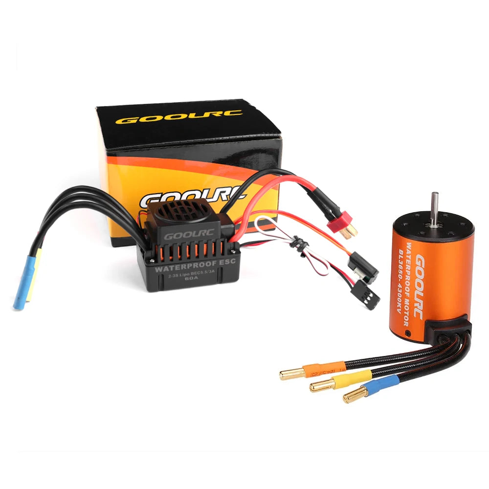 GoolRC Brushless Motor 3650 4300KV + 60A ESC Set