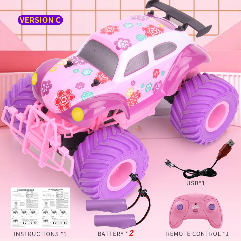 1/12 4WD RC Princess Car Buggy with LED Lights