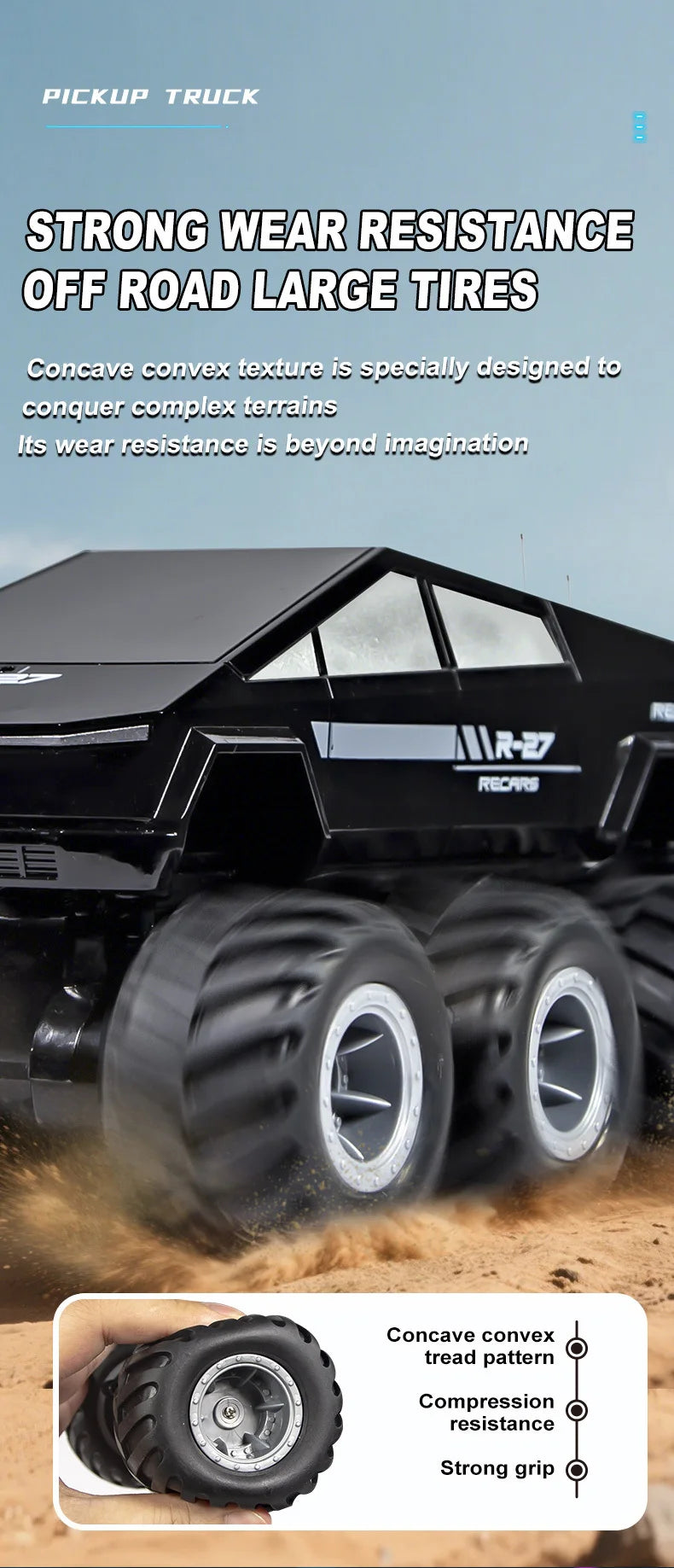 8x8 RC 8WD Amphibious All-Terrain Rescue Truck