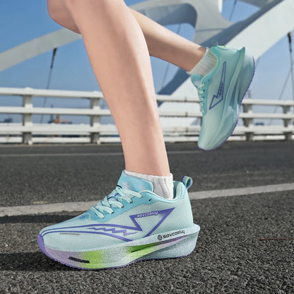 Carbon Plate Running Shoes Breathable Sport Sneakers