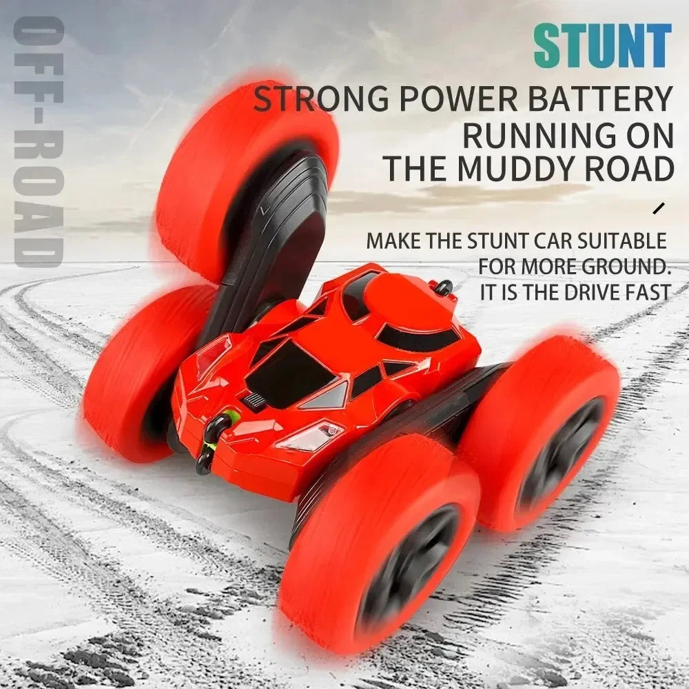 2.4G RC Stunt Car Double Sided Flip 360° Rotation Toy