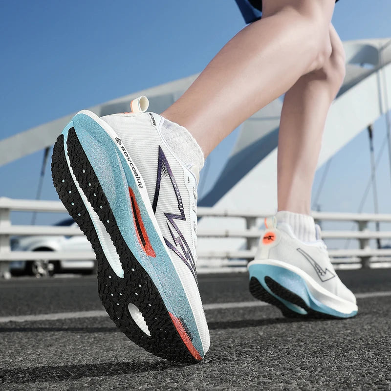 Carbon Plate Running Shoes Breathable Sport Sneakers