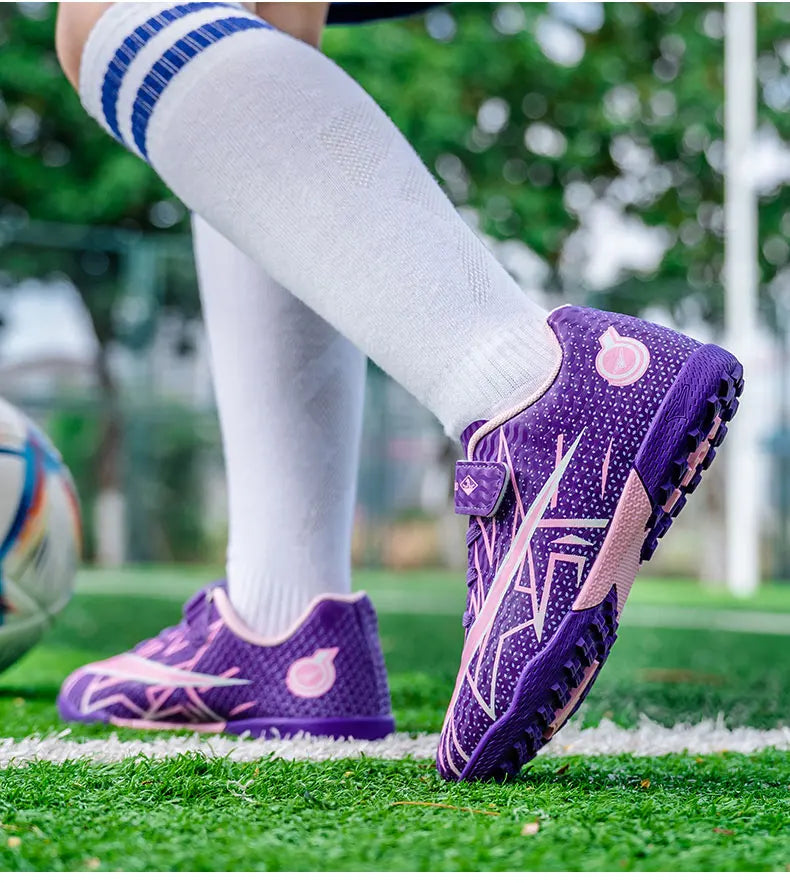 Youth Soccer Cleats Boys &amp; Girls Outdoor Football Shoes