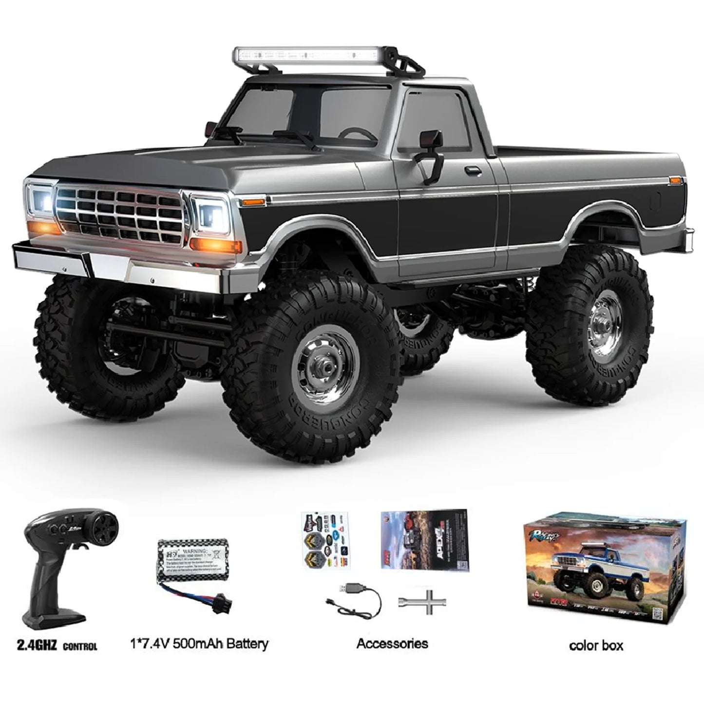 1:16 HBToys RC Crawler 4x4 Off-Road Alloy Drive