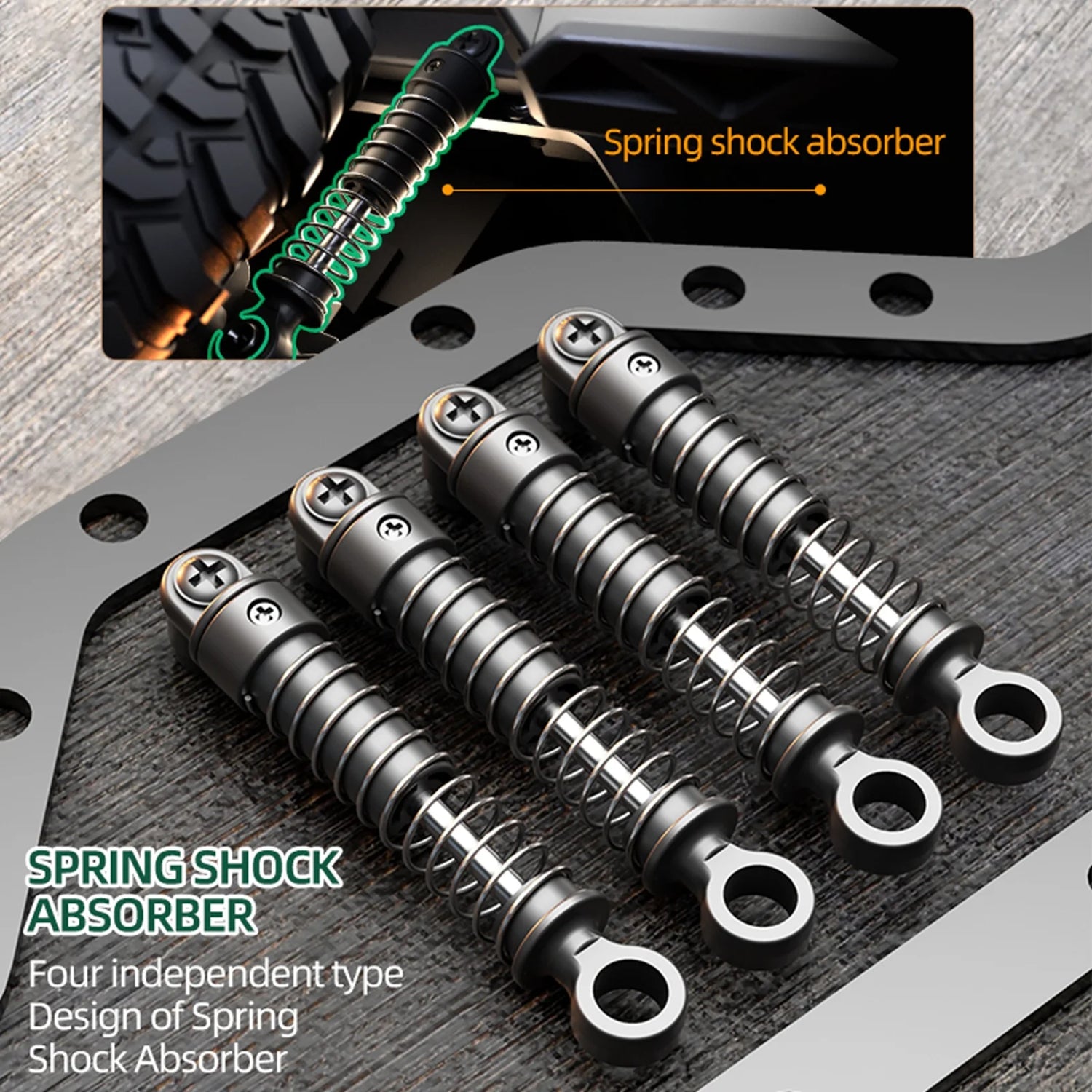 1:16 HBToys RC Crawler 4x4 Off-Road Alloy Drive