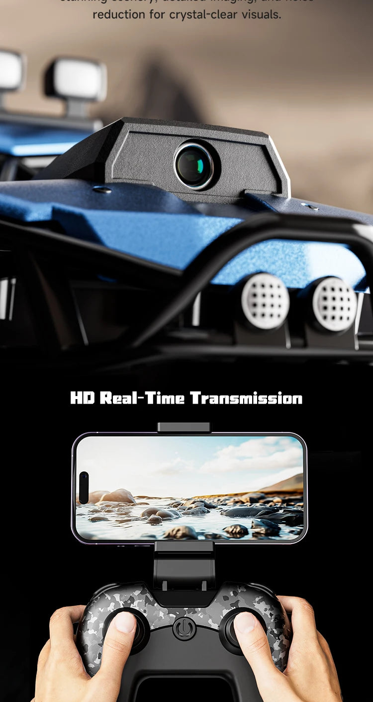 2-in-1 Amphibious RC Car Boat 4WD Waterproof Toy