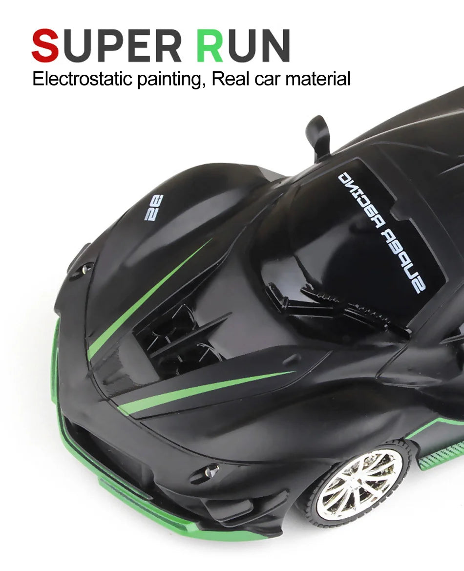 1:18 RC Sports Car 2.4G Remote Control LED Toy