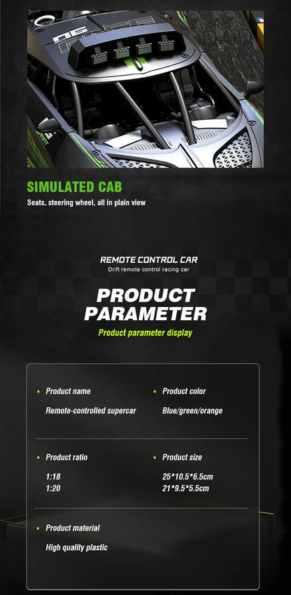 4CH RC High-Speed Drift Electric Sport Car Toy