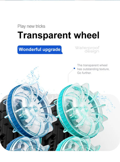 Amphibious RC Car Waterproof 360° Flip Stunt Toy