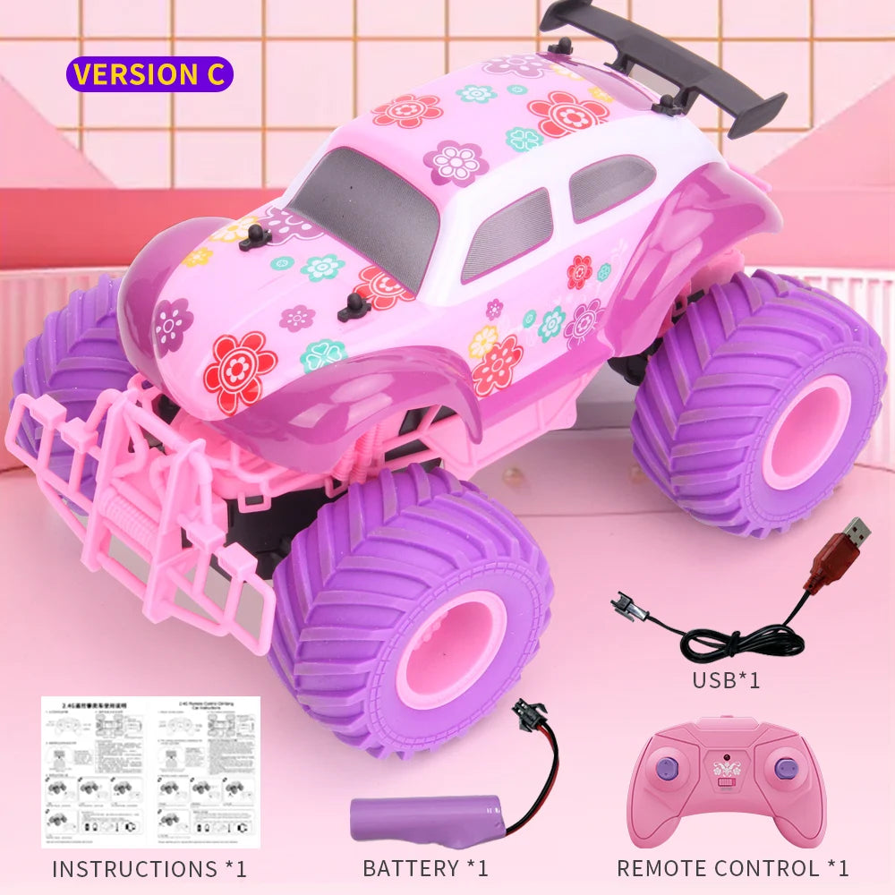 1/12 4WD RC Princess Car Buggy with LED Lights