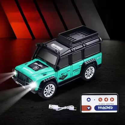 1:64 Mini RC Car Alloy 5-Channel Desktop Toy Vehicle