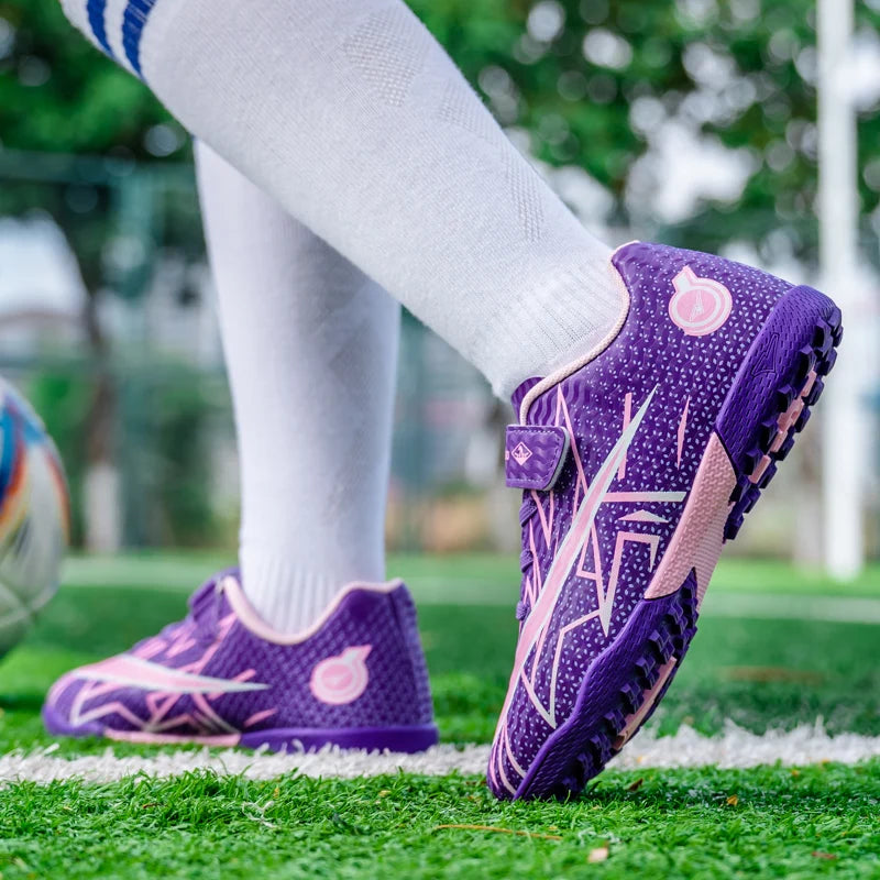 Youth Soccer Cleats Boys &amp; Girls Outdoor Football Shoes