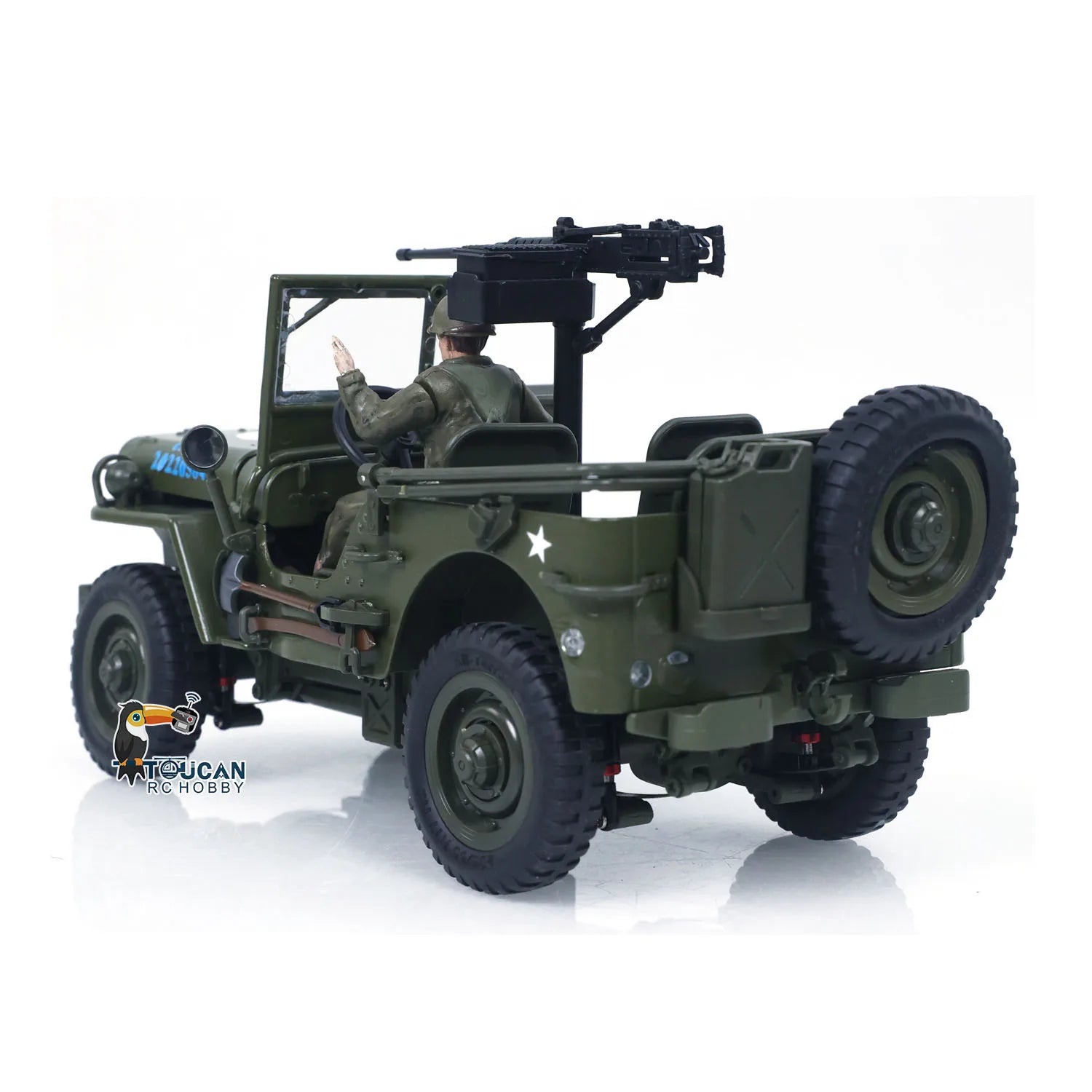 1/16 RC Off-Road 4x4 Military Truck Electric Toy