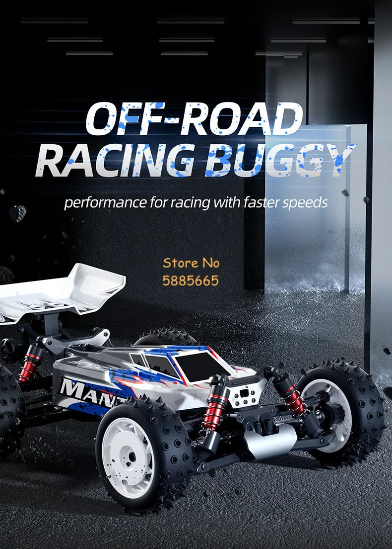 1:16 Brushless RC Car 4WD High-Speed Off-Road Truck