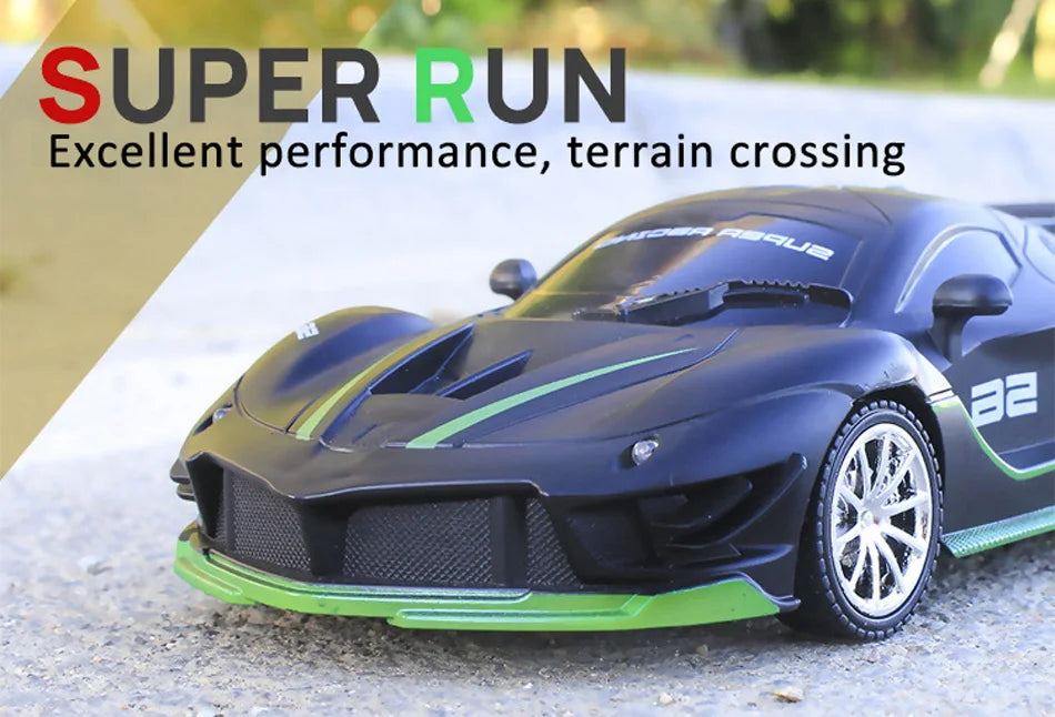 1:18 RC Sports Car 2.4G Remote Control LED Toy
