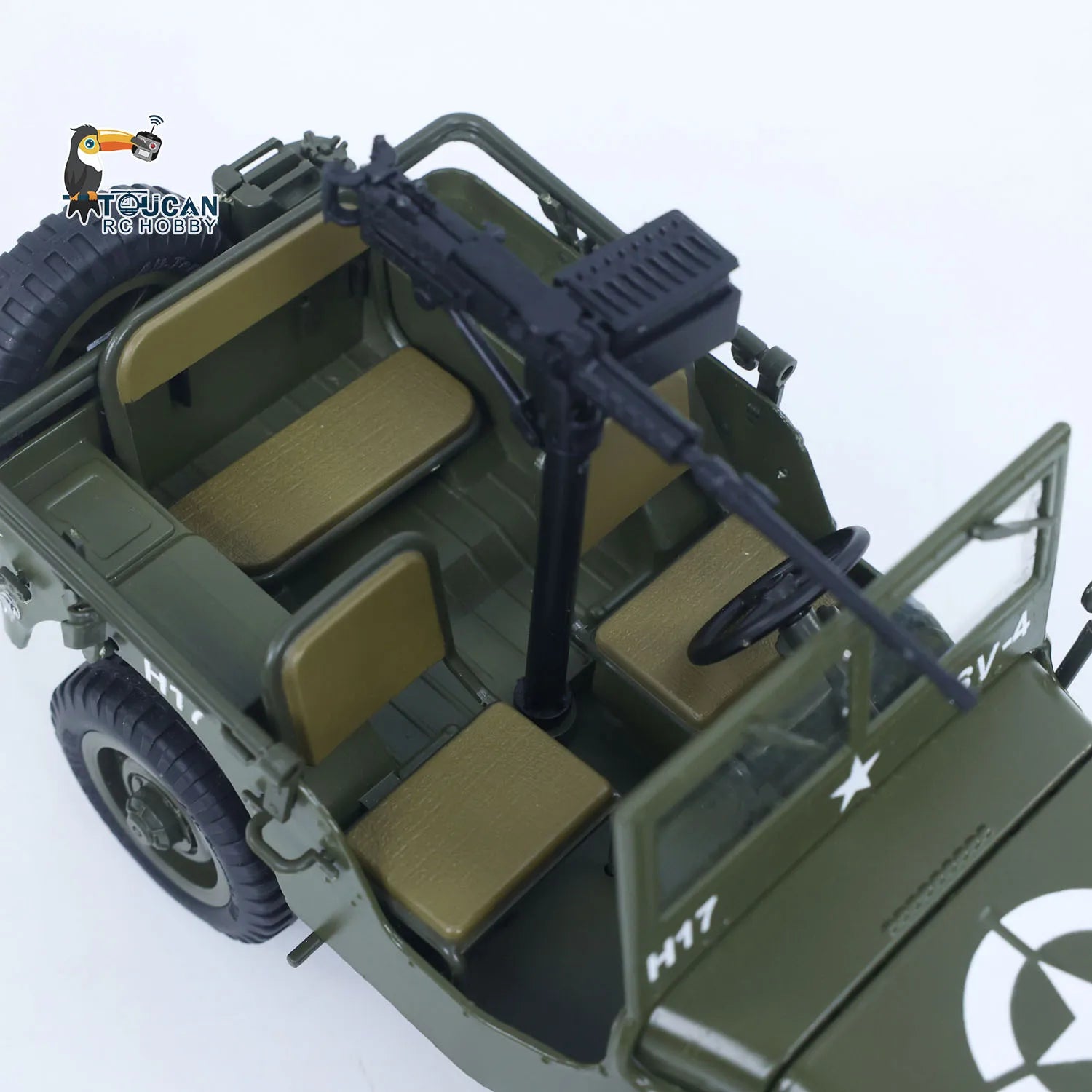 1/16 RC Off-Road 4x4 Military Truck Electric Toy