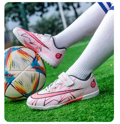 Youth Soccer Cleats Boys &amp; Girls Outdoor Football Shoes