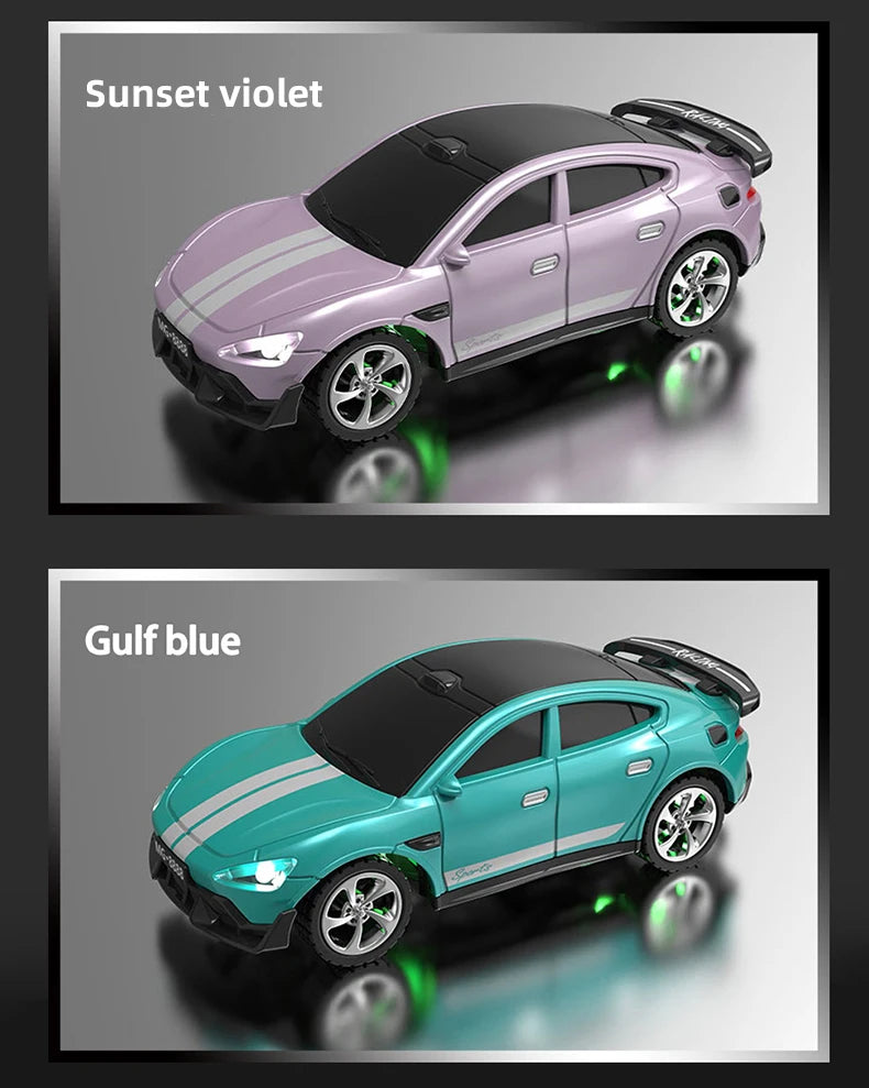 1:64 Alloy Mini RC Drift Car 2.4G Remote Control Toy