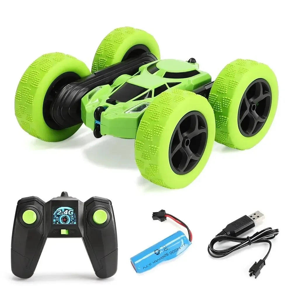 2.4G RC Stunt Car Double Sided Flip 360° Rotation Toy