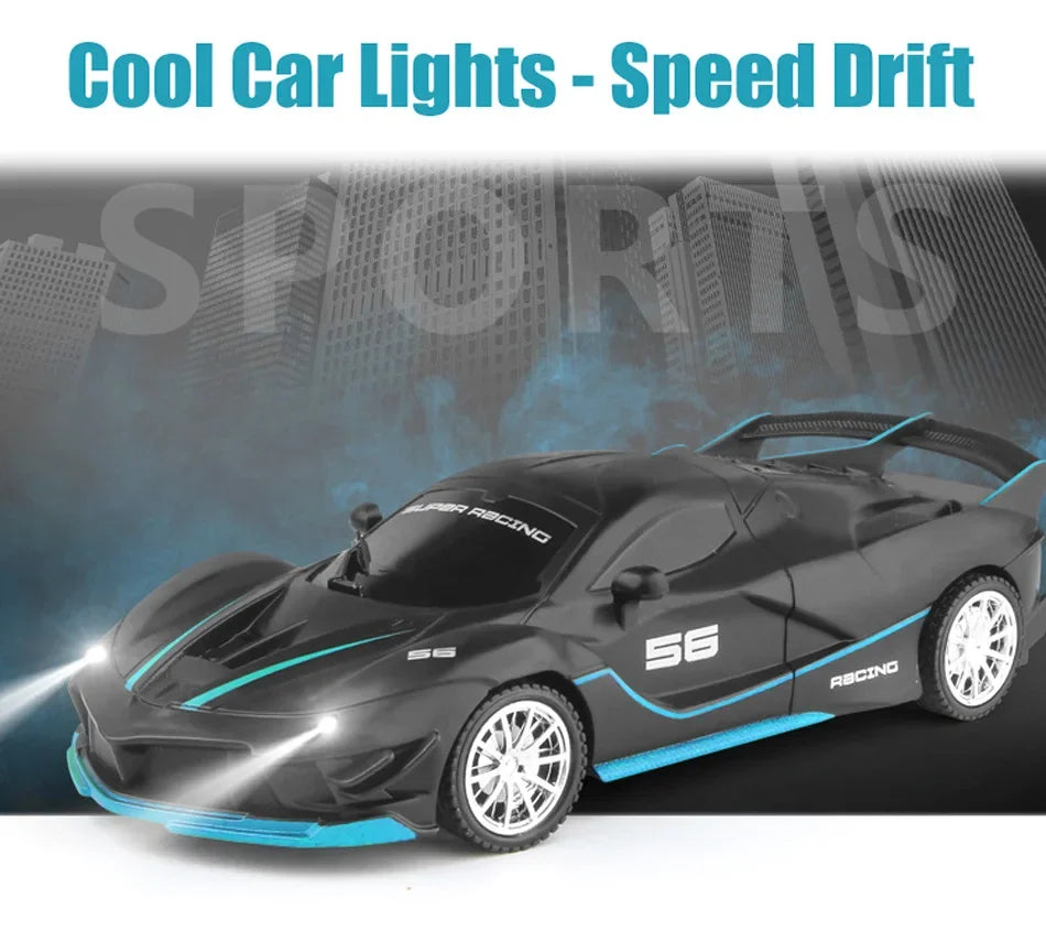 1:18 RC Sports Car 2.4G Remote Control LED Toy