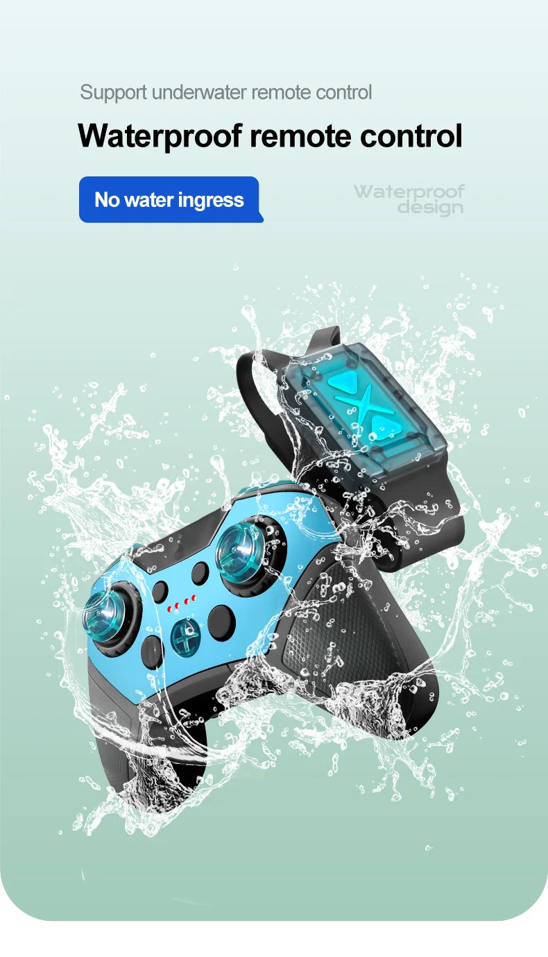 Amphibious RC Car Waterproof 360° Flip Stunt Toy