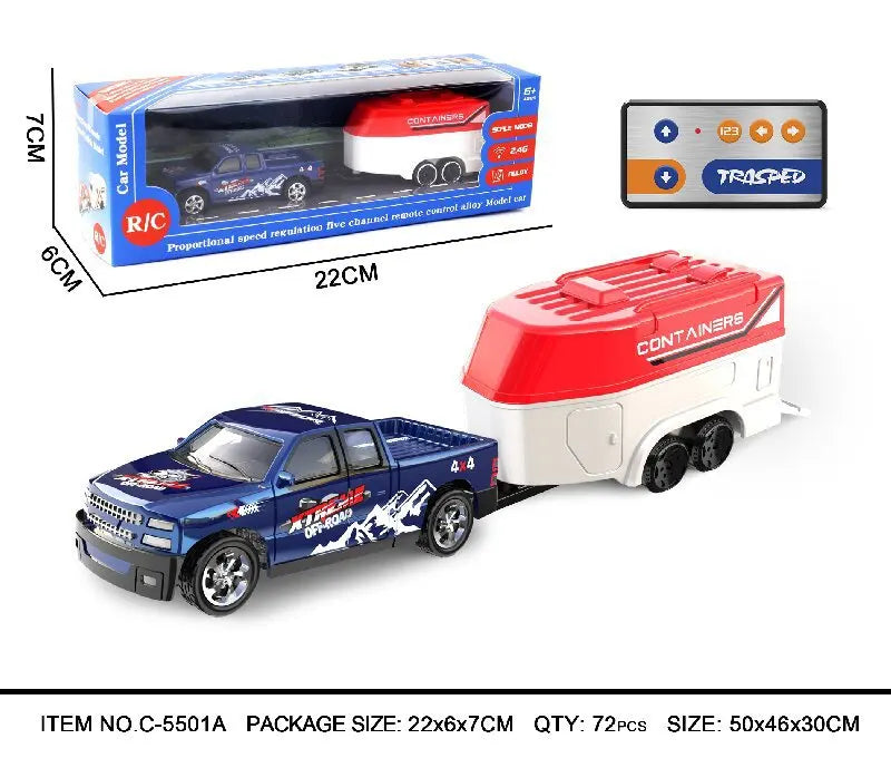 1:64 Mini RC Car Alloy 5-Channel Desktop Toy Vehicle