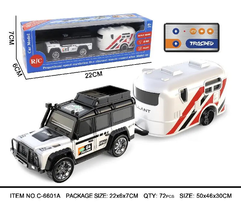 1:64 Mini RC Car Alloy 5-Channel Desktop Toy Vehicle