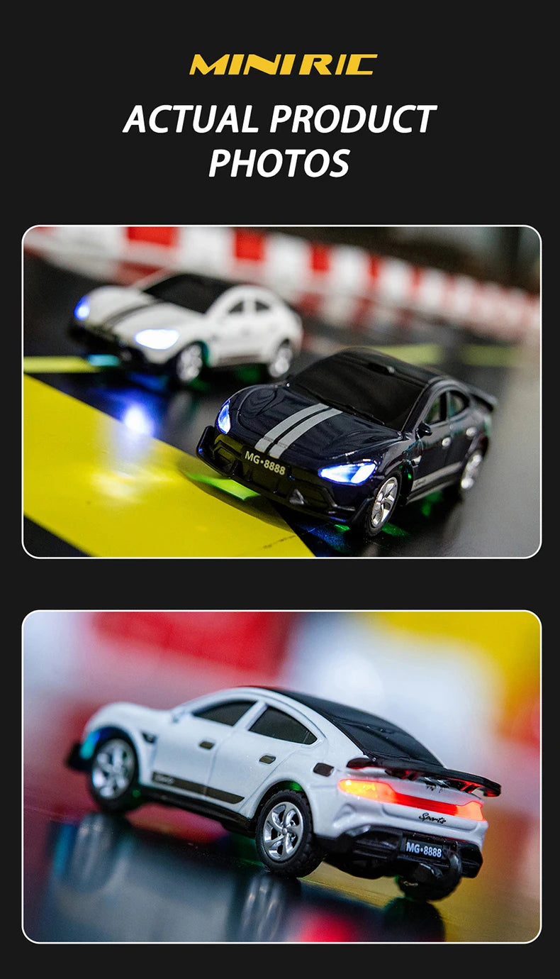 1:64 Alloy Mini RC Drift Car 2.4G Remote Control Toy