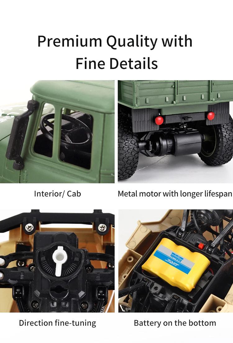 JJRC 1/18 RC Off-Road Buggy 2.4G Electric Car Toy