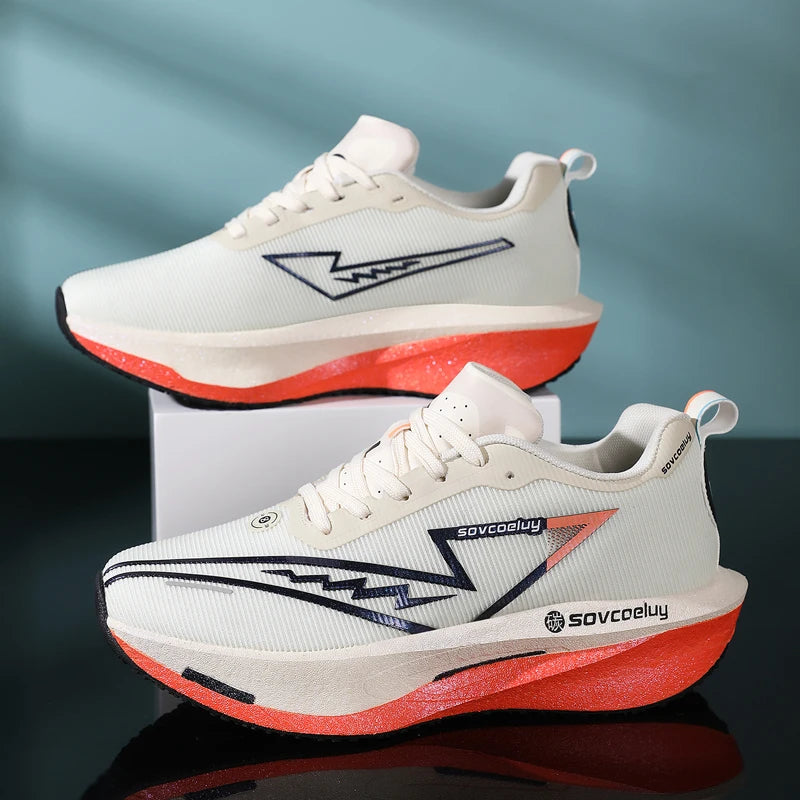 Carbon Plate Running Shoes Breathable Sport Sneakers