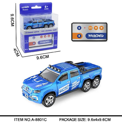 1:64 Mini RC Car Alloy 5-Channel Desktop Toy Vehicle