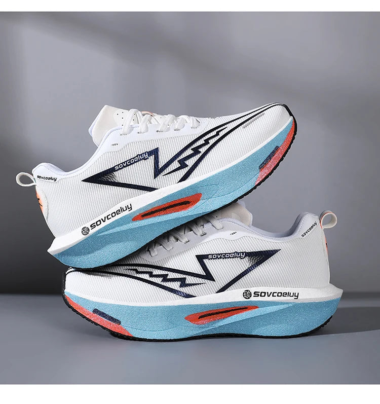 Carbon Plate Running Shoes Breathable Sport Sneakers