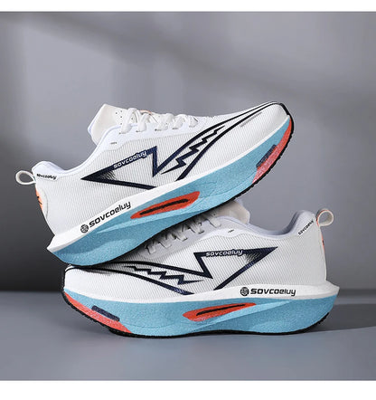 Carbon Plate Running Shoes Breathable Sport Sneakers