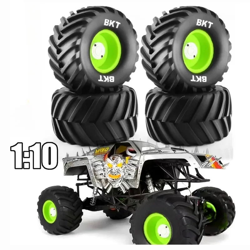 4pcs 133mm RC Monster Truck Tires 12mm Hex Upgrade